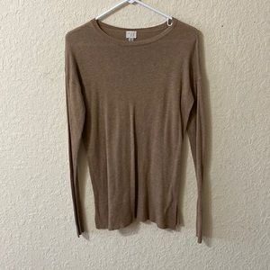 tan sweater